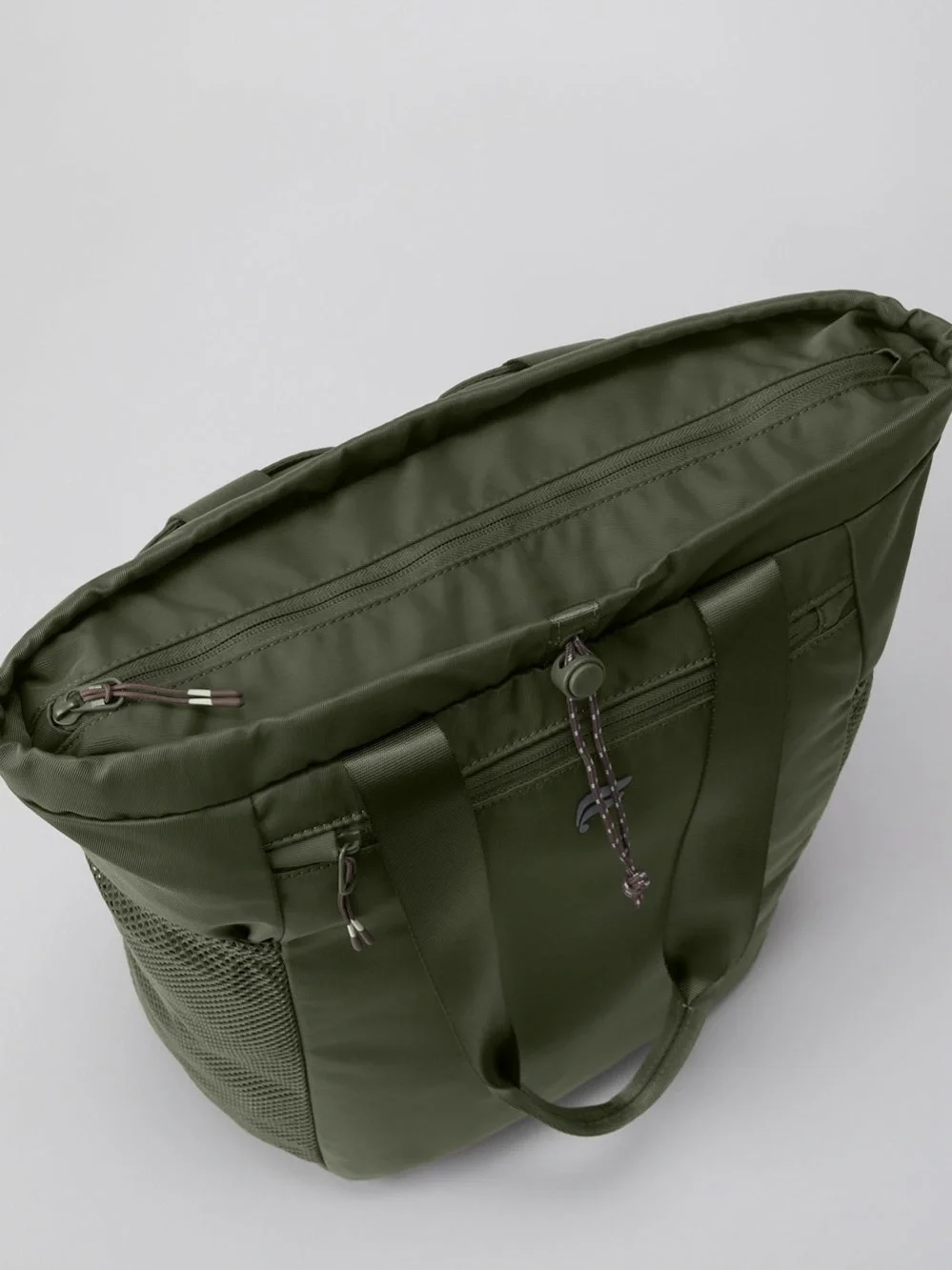 Fabletics Men's Olive Green Utility Backpack Tote Convertible